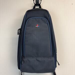 Sony Playstation PS1 PS2 Travel Padded Backpack Vintage 90s 00s